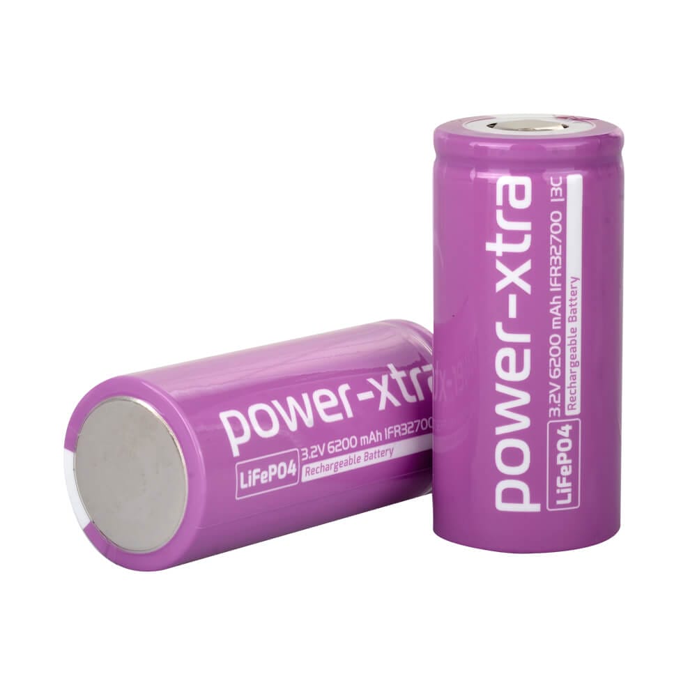Power-Xtra IFR32700 – 3.2V 6200 mAh LiFePO4 Şarjlı Pil -3C