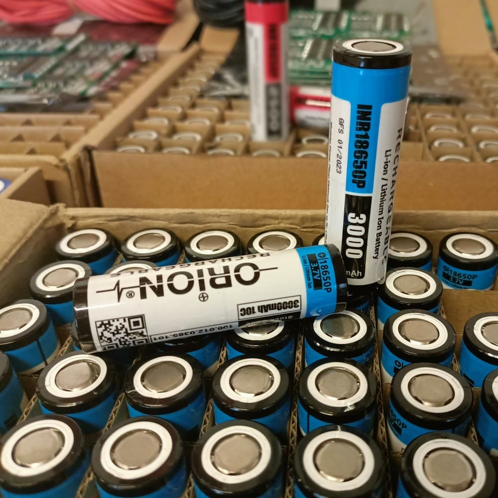 Orion INR18650P 3.7V 3000 mAh Şarj Edilebilir Lityum İyon (Li-ion) Pil