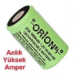 Orion 1.2V Ni-Mh 2/3A 1800mAh Şarj Edilebilir Pil - HD