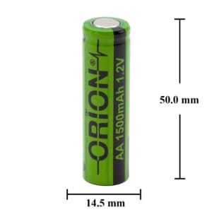 Orion 1.2V Ni-Mh AA 1500mAh Şarj Edilebilir Kalem Pil - Görsel 3
