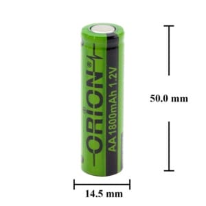 Orion 1.2v Ni-Mh AA 1800mAh Şarj Edilebilir Kalem Pil - Görsel 3