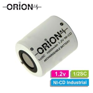 Orion 1.2V Ni-Cd 1/2SC 1000mAh Şarj Edilebilir Pil