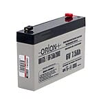 Orion 6V 7.5Ah Bakımsız Kuru Akü