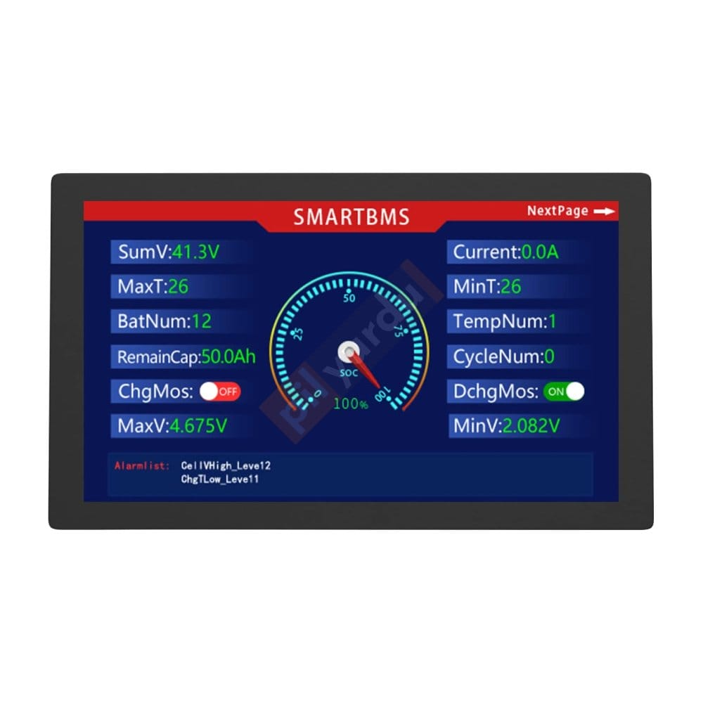 DALY 4.3 İnç Dokunmatik Ekran - UART Portlu