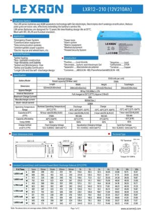 210AH-12V NANO-KARBON JEL AKÜ - Görsel 4
